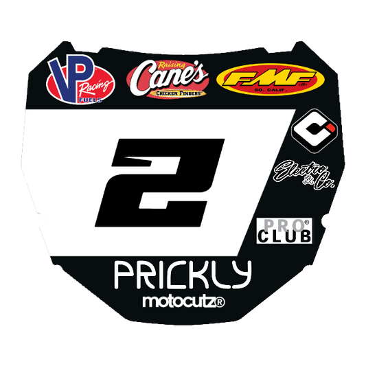 CUSTOM ODI NUMBER PLATE DECAL