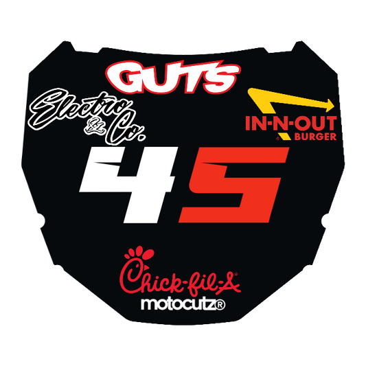 CUSTOM ODI NUMBER PLATE DECAL