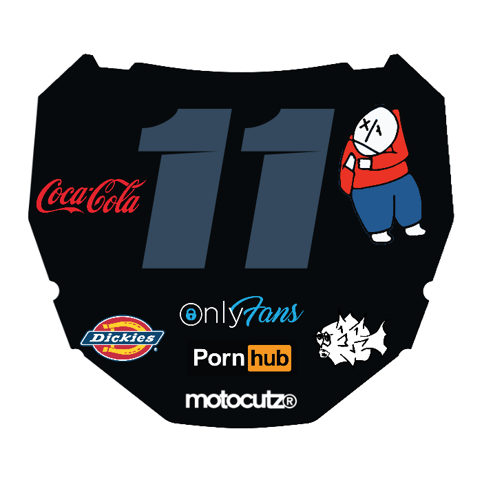 CUSTOM ODI NUMBER PLATE DECAL