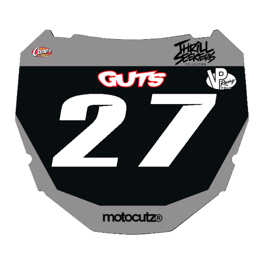 CUSTOM ODI NUMBER PLATE DECAL