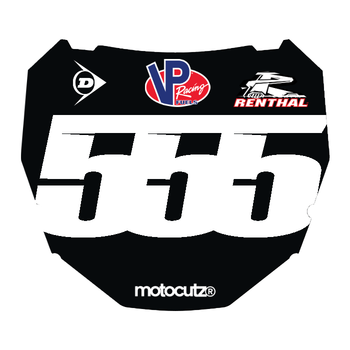 CUSTOM ODI NUMBER PLATE DECAL