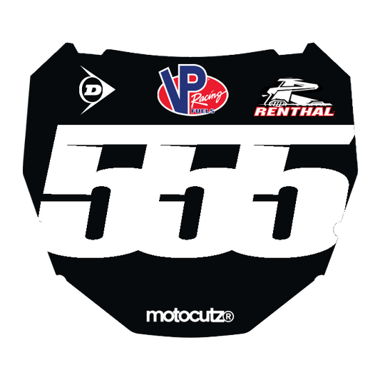 CUSTOM ODI NUMBER PLATE DECAL