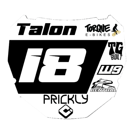 CUSTOM ODI NUMBER PLATE DECAL