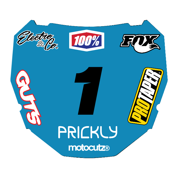 CUSTOM ODI NUMBER PLATE DECAL