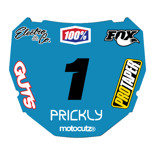 CUSTOM ODI NUMBER PLATE DECAL