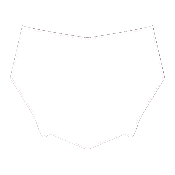CUSTOM MOTOCUTZ FRONT PLATE DECAL