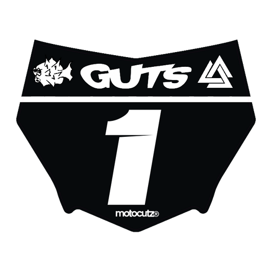 CUSTOM MOTOCUTZ FRONT PLATE DECAL