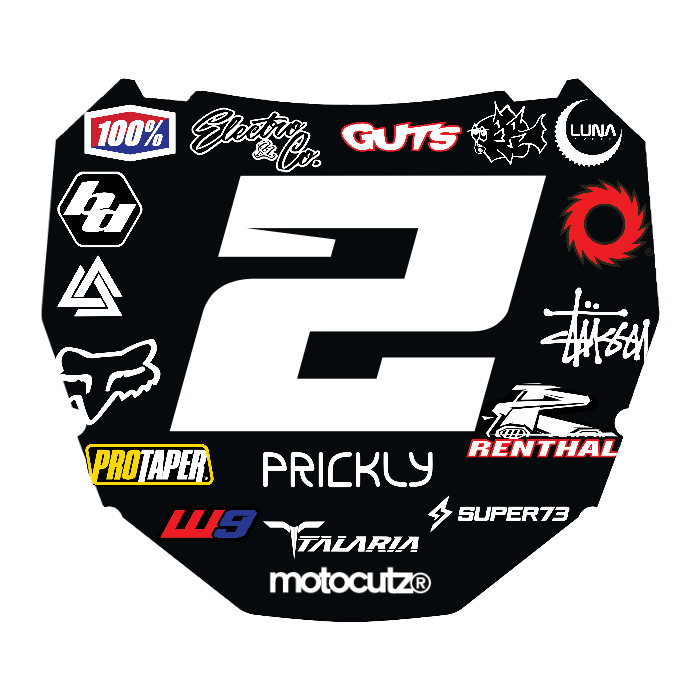 CUSTOM ODI NUMBER PLATE DECAL