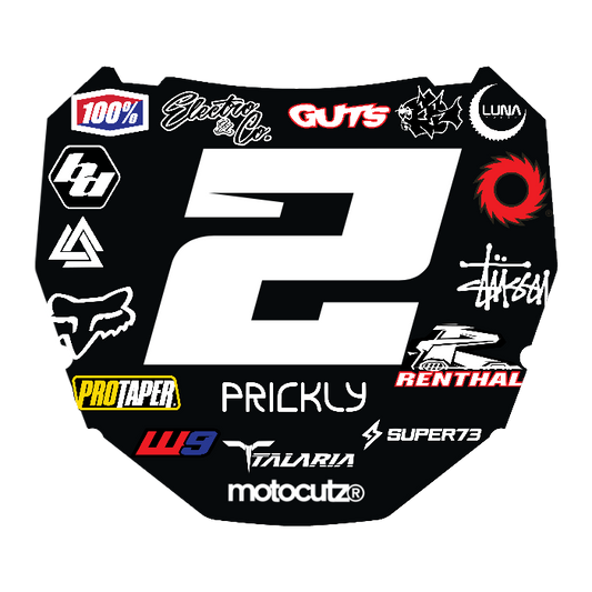 CUSTOM ODI NUMBER PLATE DECAL