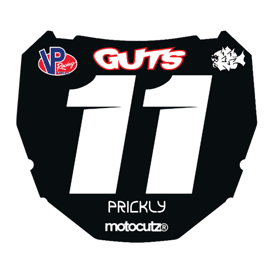CUSTOM ODI NUMBER PLATE DECAL
