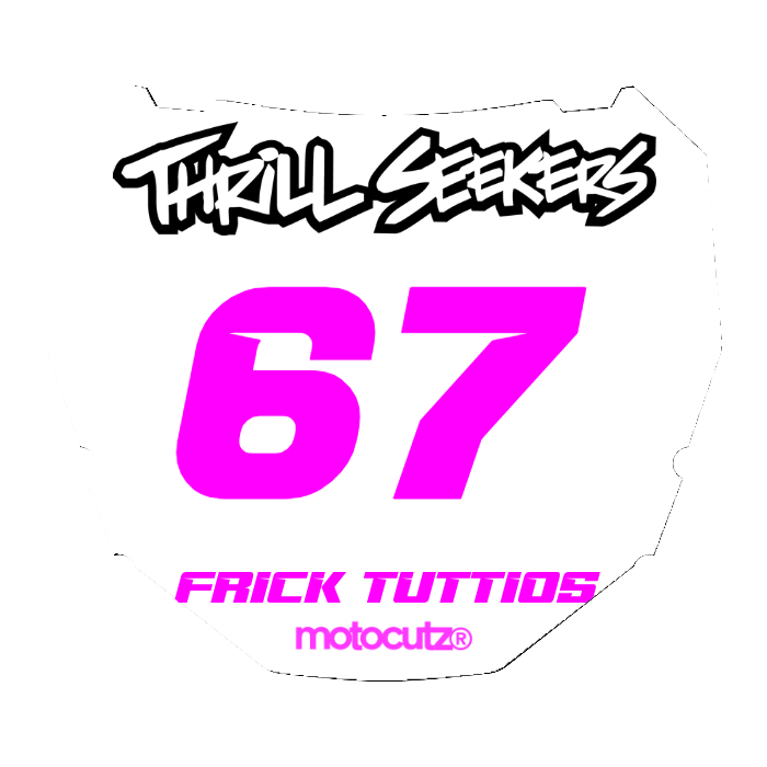 CUSTOM ODI NUMBER PLATE DECAL