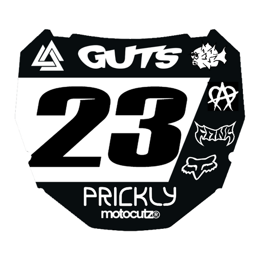 CUSTOM ODI NUMBER PLATE DECAL