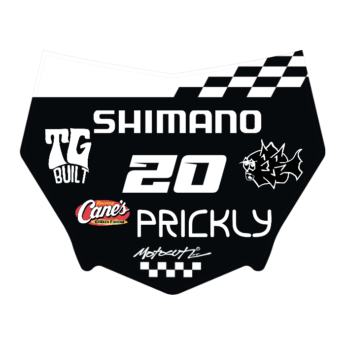 CUSTOM MOTOCUTZ FRONT PLATE DECAL