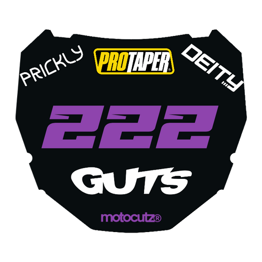 CUSTOM ODI NUMBER PLATE DECAL