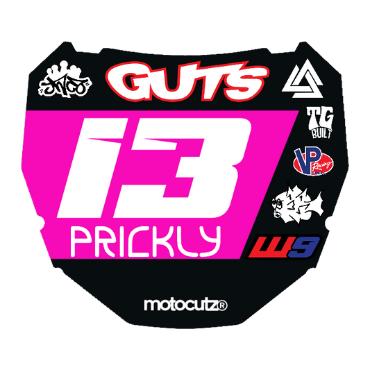 CUSTOM ODI NUMBER PLATE DECAL