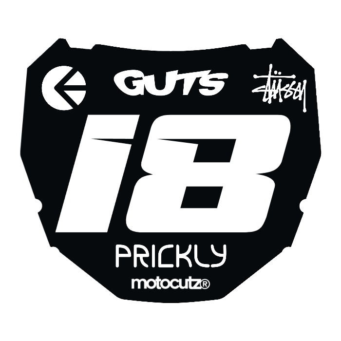 CUSTOM ODI NUMBER PLATE DECAL