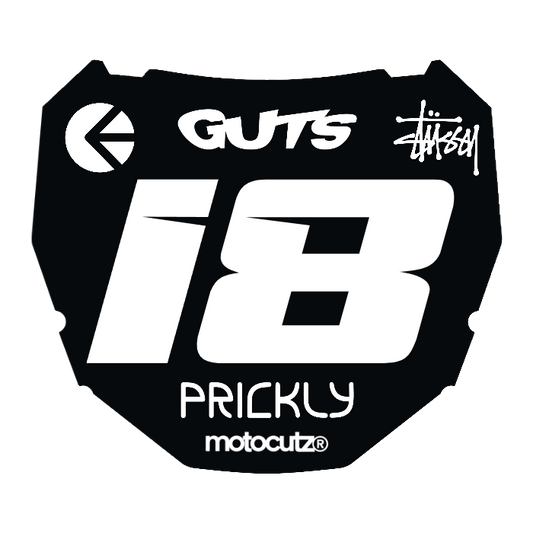 CUSTOM ODI NUMBER PLATE DECAL