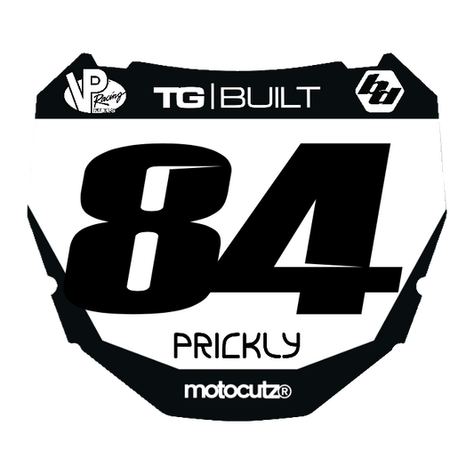 CUSTOM ODI NUMBER PLATE DECAL