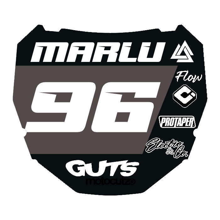 CUSTOM ODI NUMBER PLATE DECAL