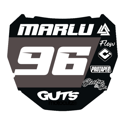 CUSTOM ODI NUMBER PLATE DECAL