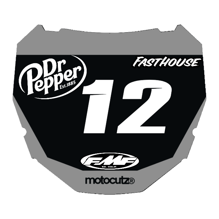 CUSTOM ODI NUMBER PLATE DECAL