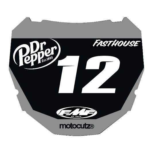 CUSTOM ODI NUMBER PLATE DECAL