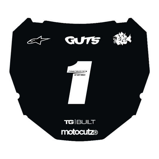 CUSTOM ODI NUMBER PLATE DECAL