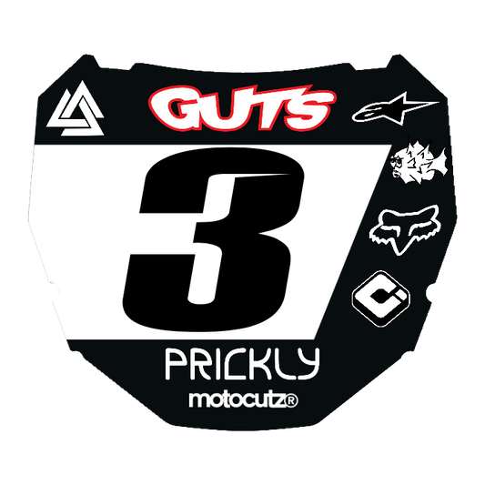 CUSTOM ODI NUMBER PLATE DECAL