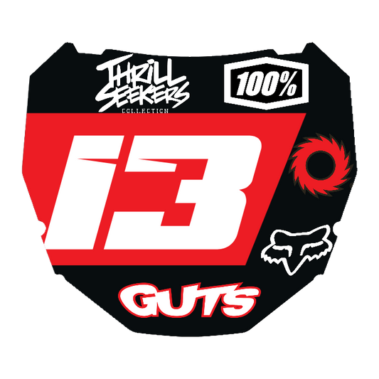 CUSTOM ODI NUMBER PLATE DECAL
