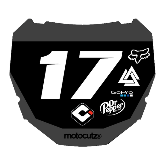 CUSTOM ODI NUMBER PLATE DECAL