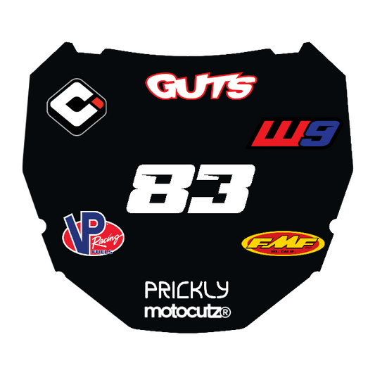 CUSTOM ODI NUMBER PLATE DECAL