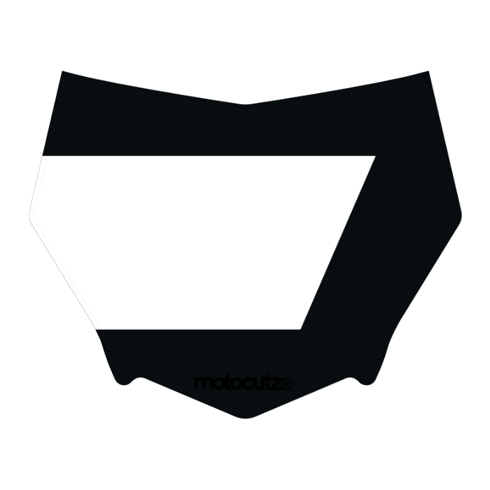 CUSTOM MOTOCUTZ FRONT PLATE DECAL