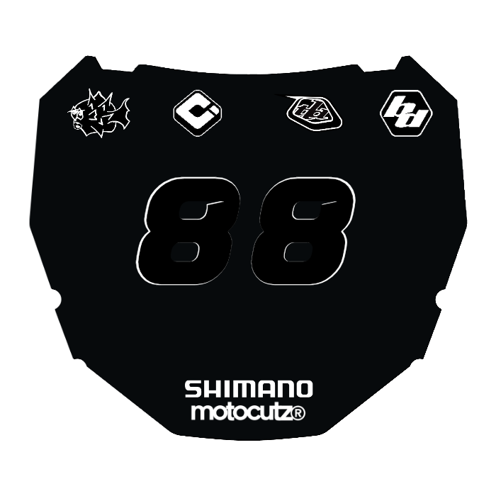 CUSTOM ODI NUMBER PLATE DECAL