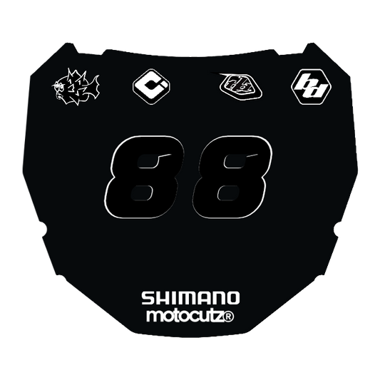 CUSTOM ODI NUMBER PLATE DECAL