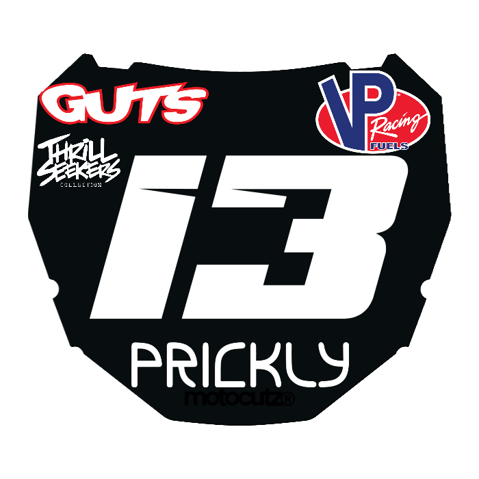 CUSTOM ODI NUMBER PLATE DECAL