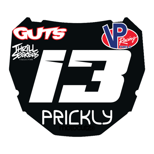 CUSTOM ODI NUMBER PLATE DECAL
