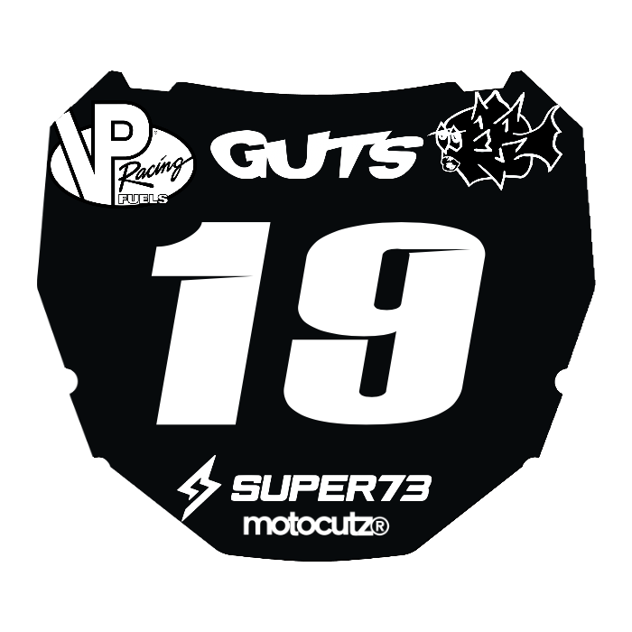 CUSTOM ODI NUMBER PLATE DECAL