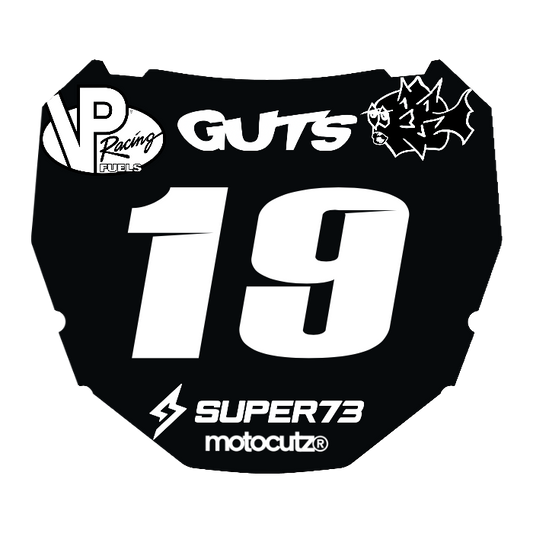 CUSTOM ODI NUMBER PLATE DECAL