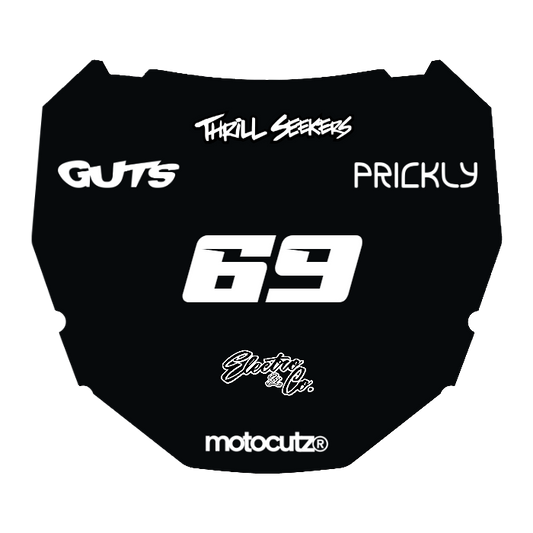 CUSTOM ODI NUMBER PLATE DECAL