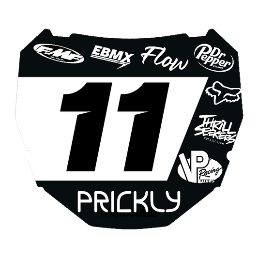CUSTOM ODI NUMBER PLATE DECAL
