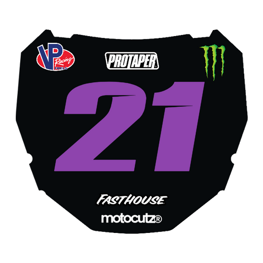 CUSTOM ODI NUMBER PLATE DECAL