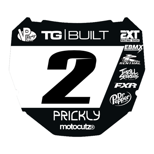 CUSTOM ODI NUMBER PLATE DECAL