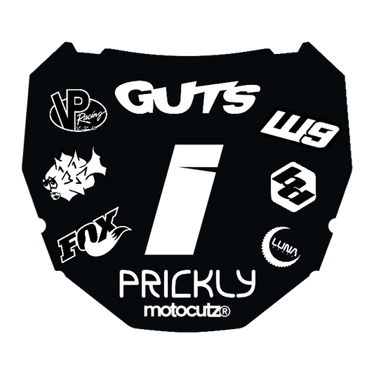 CUSTOM ODI NUMBER PLATE DECAL