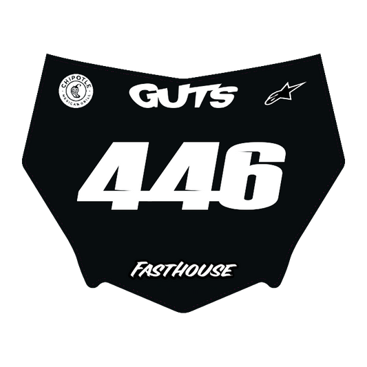 CUSTOM MOTOCUTZ FRONT PLATE DECAL