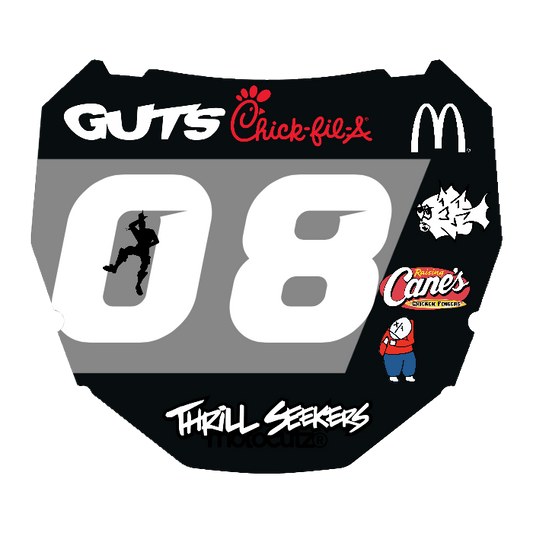 CUSTOM ODI NUMBER PLATE DECAL