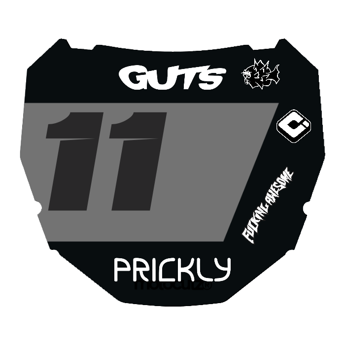 CUSTOM ODI NUMBER PLATE DECAL