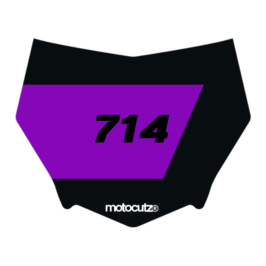 CUSTOM MOTOCUTZ FRONT PLATE DECAL
