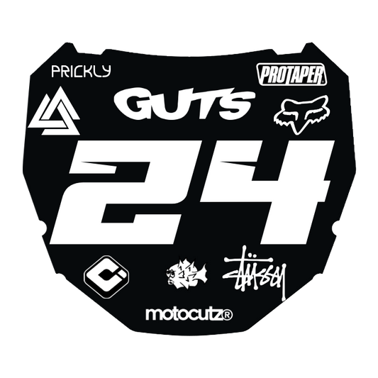 CUSTOM ODI NUMBER PLATE DECAL