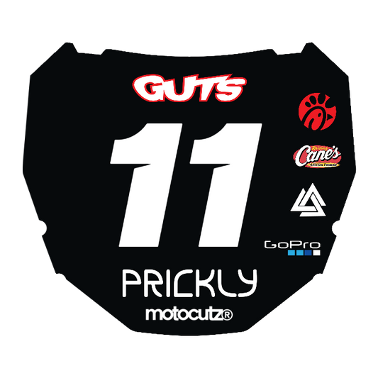CUSTOM ODI NUMBER PLATE DECAL