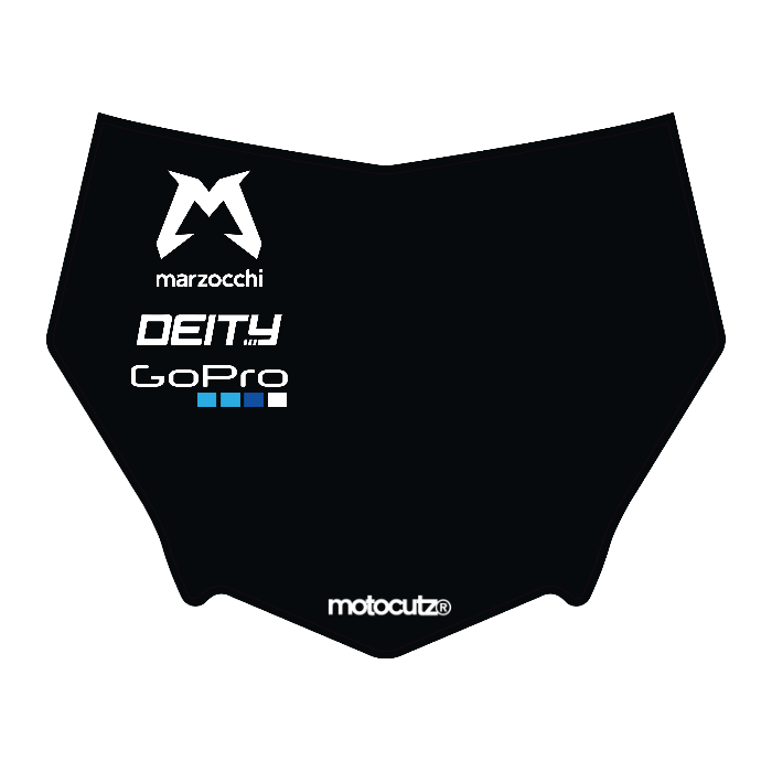 CUSTOM MOTOCUTZ FRONT PLATE DECAL
